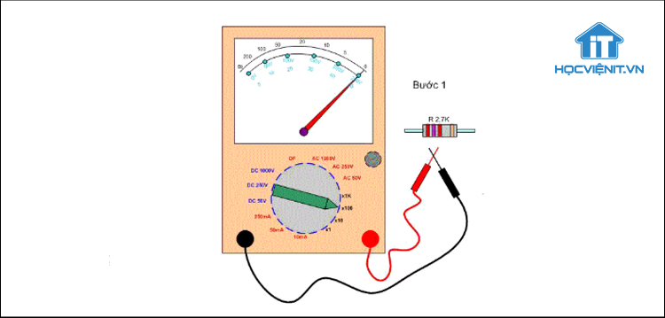 Đo kiểm tra điện trở bằng đồng hồ vạn năng