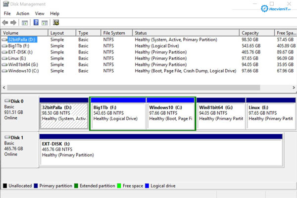 Disk Management Disk Management
