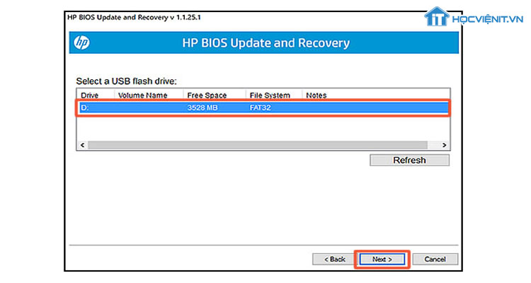HP BIOS update