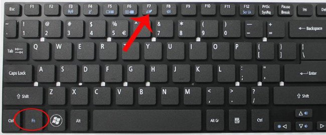 khóa bàn phím laptop trực tiếp