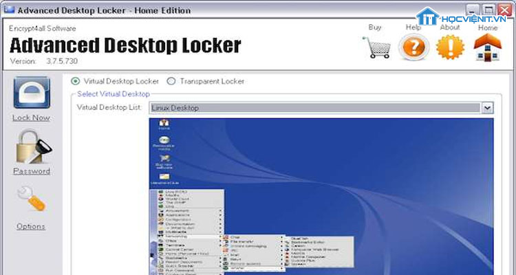 Phần mềm Advanced Desktop Locker