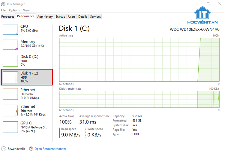 Kiểm tra ổ cứng máy tính là SSD hay HDD