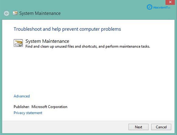 System Maintenance System Maintenance