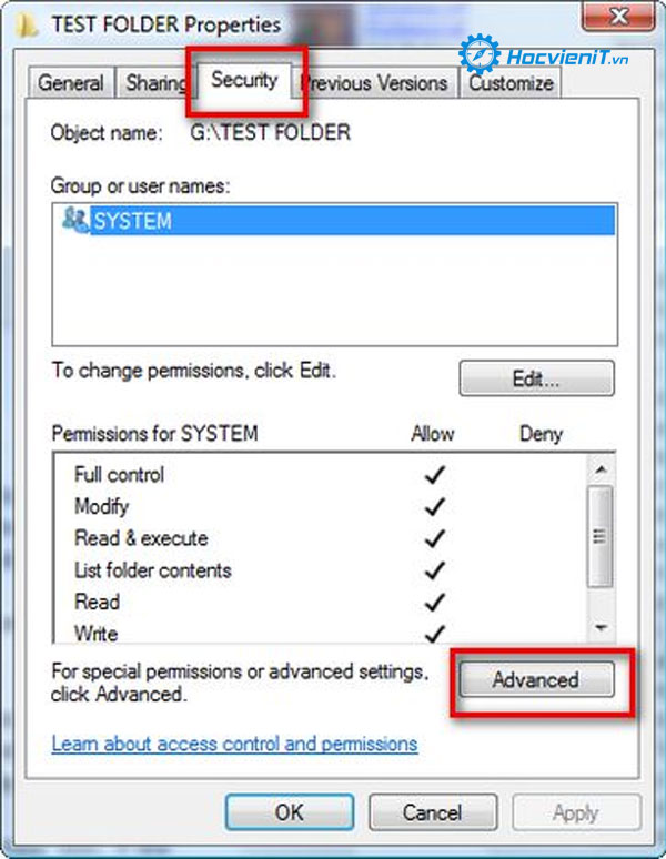 Tab Security Tab Security