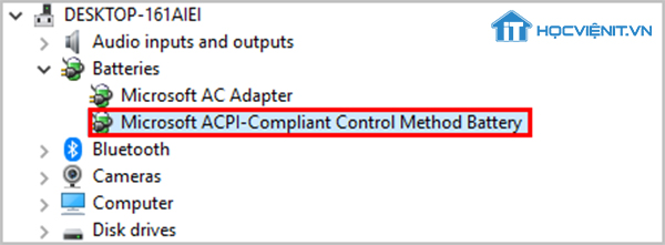 Microsoft ACPI Compliant Control Method Battery