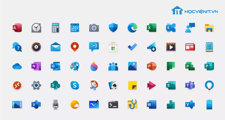 Các biểu tượng mới của Windows 10