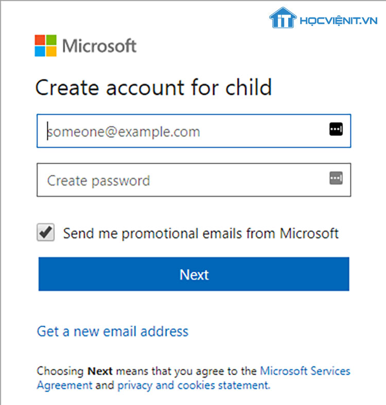Create An Email Address For A Child