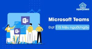 Microsoft Teams cán mốc 115 triệu người dùng