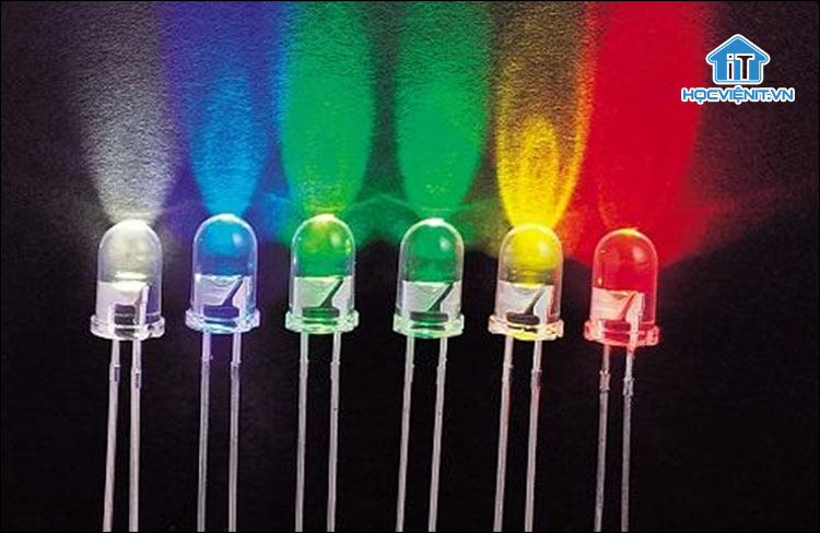 Hình dáng diode phát quang trên thực tế