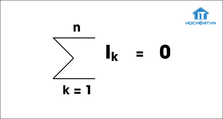 Định luật Kirchhoff về cường độ dòng điện