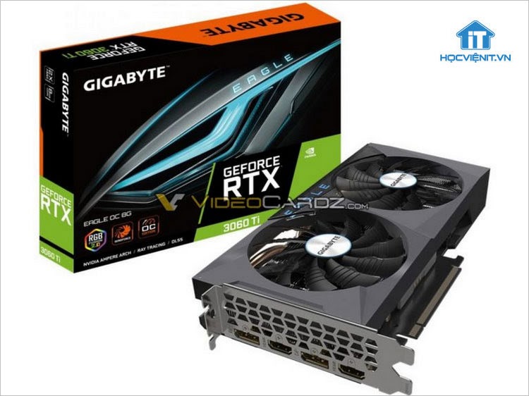Thiết kế vỏ hộp và sản phẩm Nvidia GeForce RTX 3060 Ti