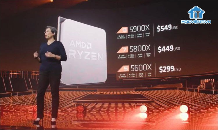 Thông số các mẫu Ryzen 5000 cao cấp trong ngày ra mắt