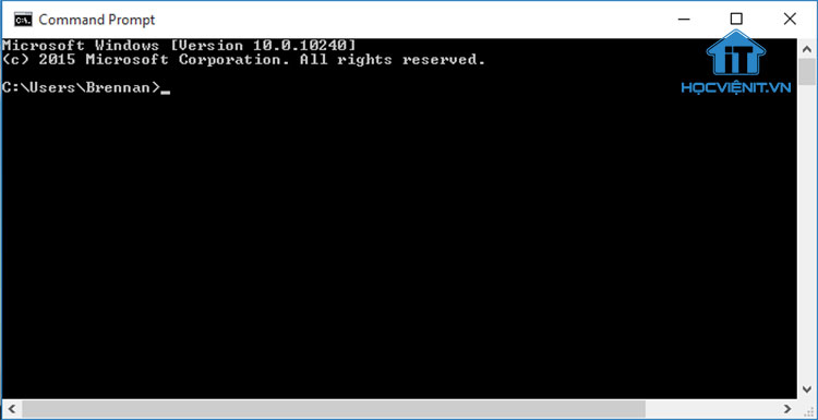 Giao diện Command Prompt