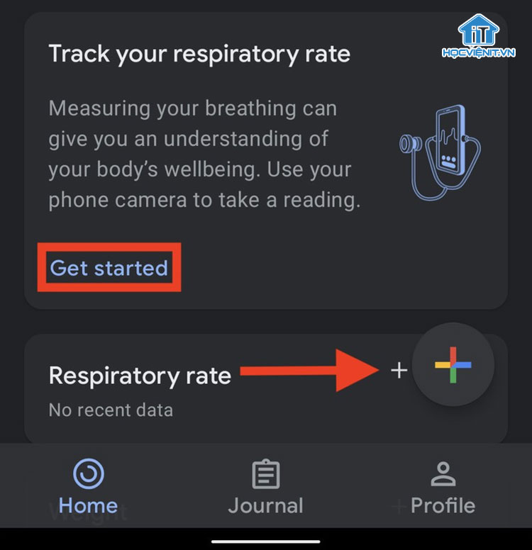 Hướng dẫn kiểm tra hô hấp trên Google Fit