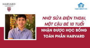 Nhờ sửa điện thoại, một cậu bé 18 tuổi nhận được học bổng toàn phần Harvard