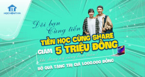 Đôi bạn cùng tiến, tiền học cùng share - Giảm 5 TRIỆU ĐỒNG khi đăng ký cùng bạn thân