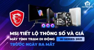 Máy tính xách tay W-series mới