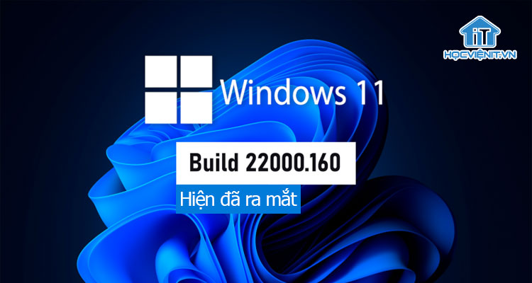 Hiện đã ra mắt: Windows 11 Insider Preview Build 22000.160