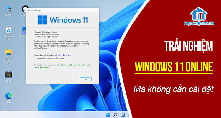 Trải nghiệm Windows 11 online ngay mà không cần cài đặt