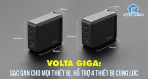 Volta ra mắt GIGA - bộ sạc GaN USB type-C nhỏ gọn mới