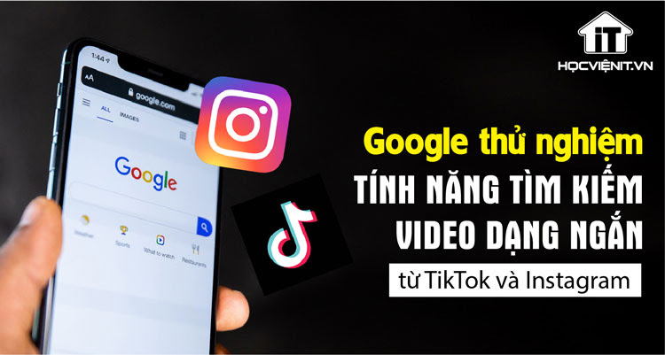 Kết quả tìm kiếm sẽ hiện video từ TikTok và Instagram