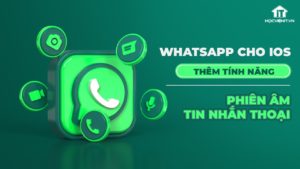 WhatsApp cho iOS thêm tính năng phiên âm tin nhắn thoại