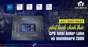 Ngày phát hành vi xử lý Intel Alder Lake và bo mạch chủ Z690 được tiết lộ