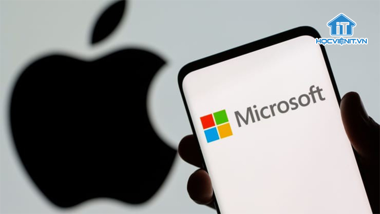 “Vượt mặt” Apple, Microsoft vươn lên vị trí dẫn đầu