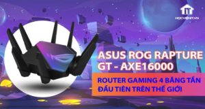Asus ra mắt router gaming 4 băng tần đầu tiên trên thế giới