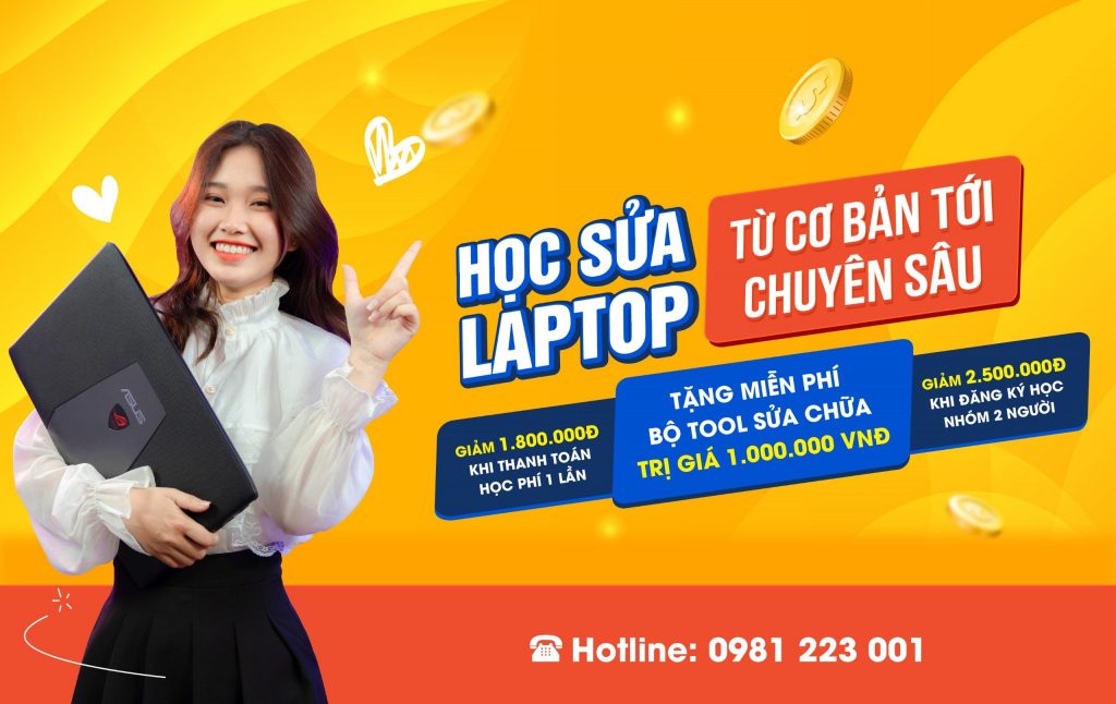 Dạy sửa Laptop uy tín – chuyên nghiệp