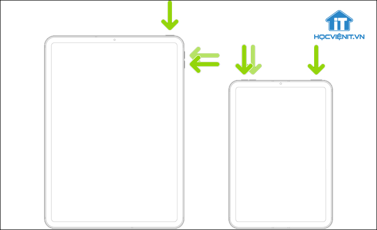 Khởi động lại iPad không có nút Home