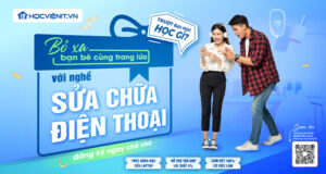 Bỏ xa bạn bè cùng trang lứa với nghề sửa chữa điện thoại