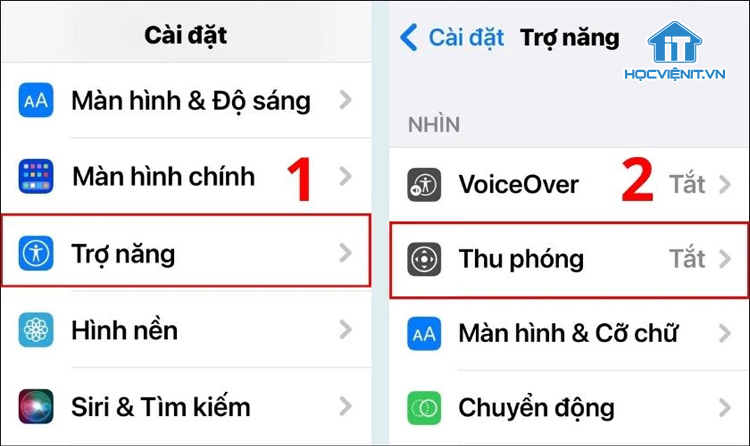 Vô hiệu hóa chế độ phóng to