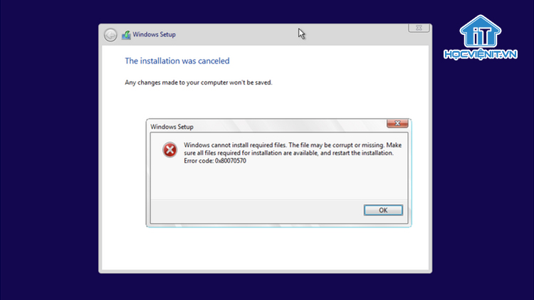 Lỗi 0x80070570