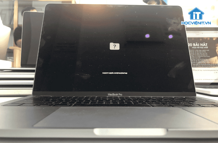 MacBook lỗi Folder dấu chấm hỏi