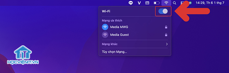 Tắt Wifi